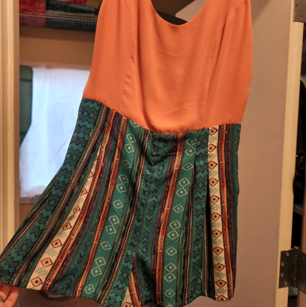 Orange romper